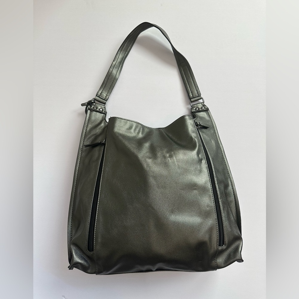 Joes Jeans peweter shoulder handbag